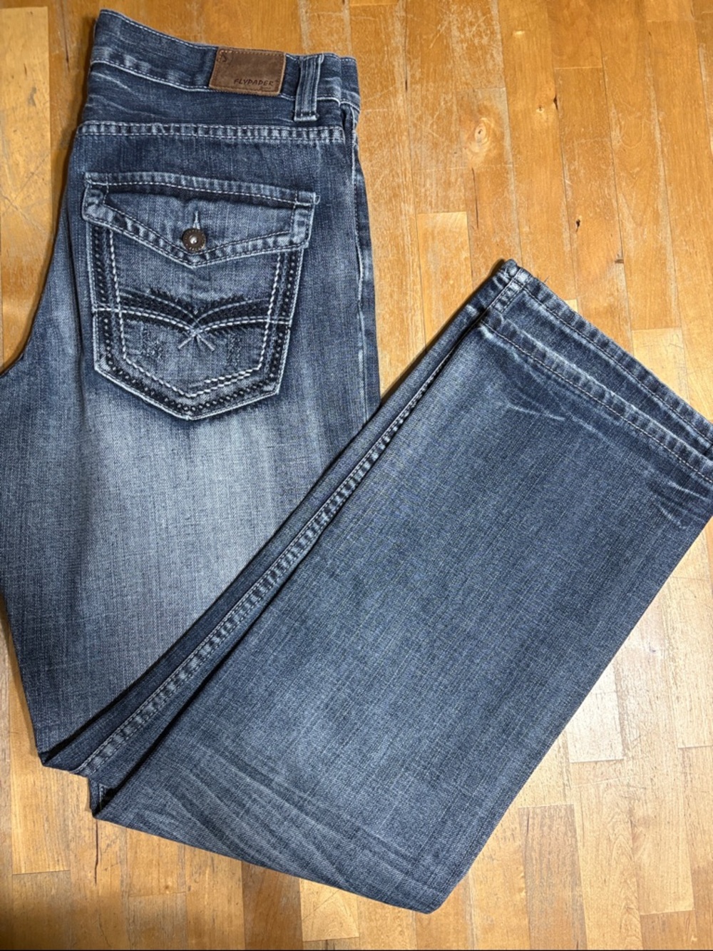 Flypaper Women's Dark Blue Bootcut Jeans